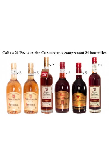 → Colis de 24 Pineaux des Charentes - Pineau Roussille